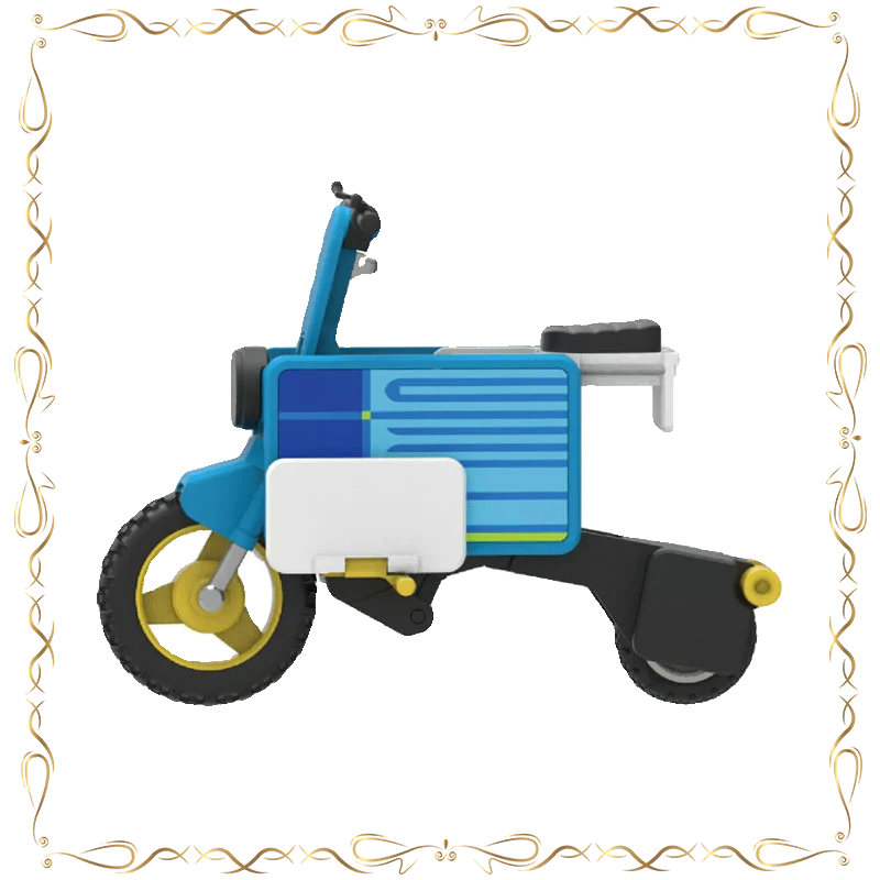 

Fold Electromobile Mini Miniaturization Desktop Collection Ornament Keepsake Action Figure Model Toys