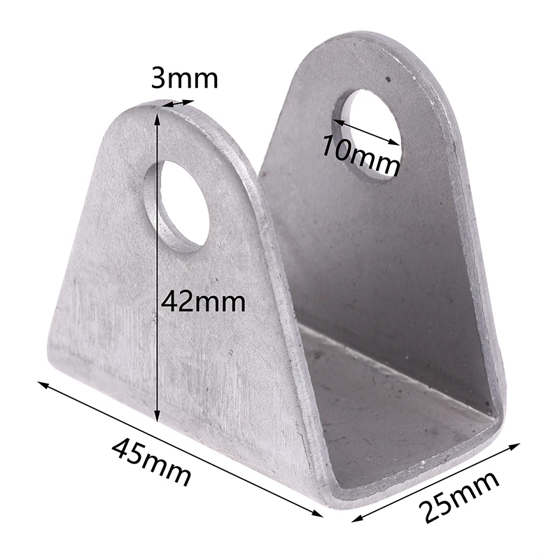 

Motorcycle Shock Absorber Bracket Kit - ATV/Dirt Bike Flat Fork Lift Lugs with Screws (1 Set, Heavy Duty Aluminum)