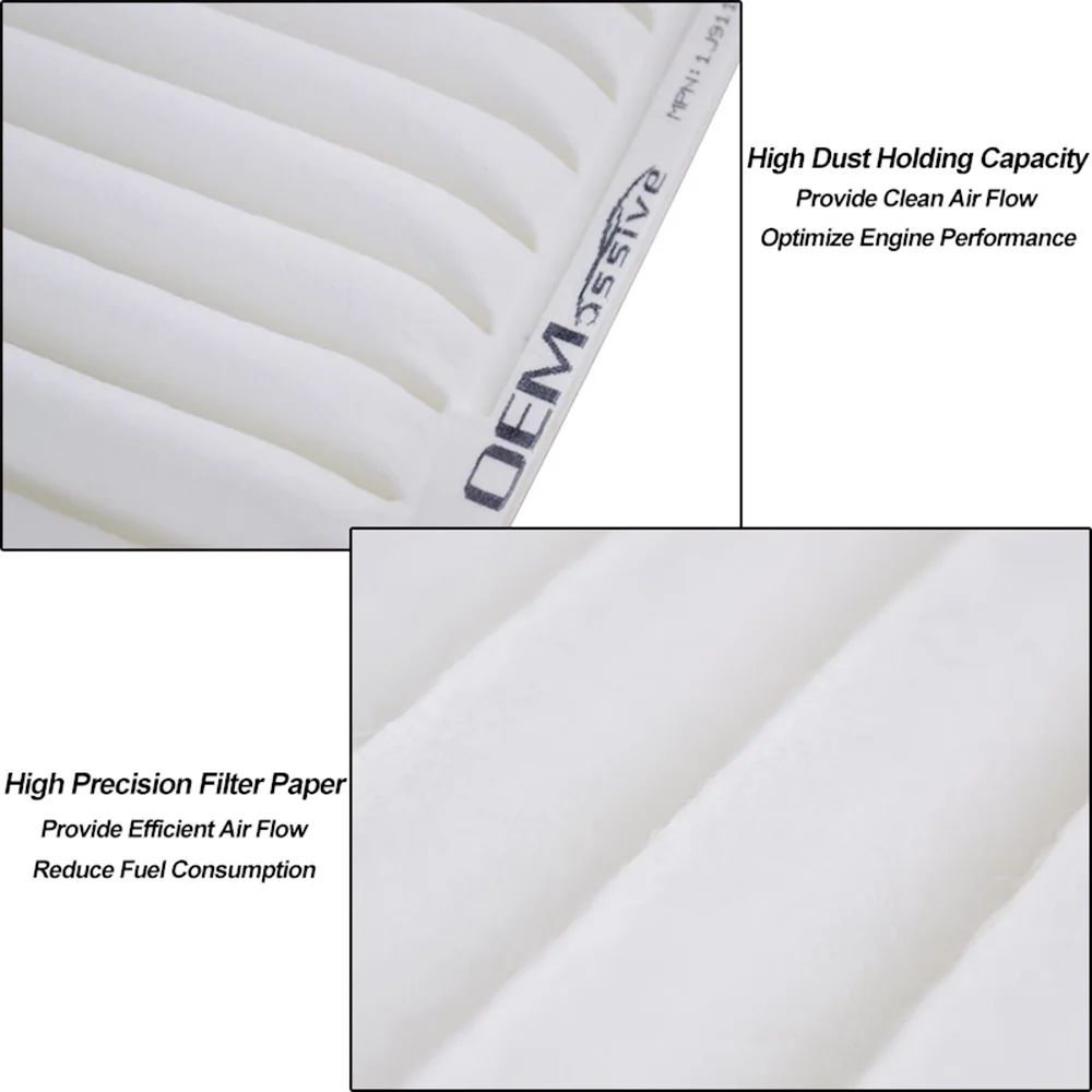 Combo Engine Cabin Air Filter For Toyota Camry Daihatsu Altis 2007 2008 2009 2010 2011 2012 2013 2014 2015 2016 2017 2.4L 2.5L