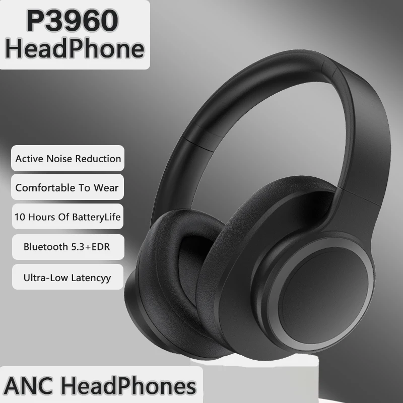 Stereo P3960 Headset 5.3 Bluetooth Headset Folding P Series Wireless Sports Game Headset Wireless Headphone Sport Earphones