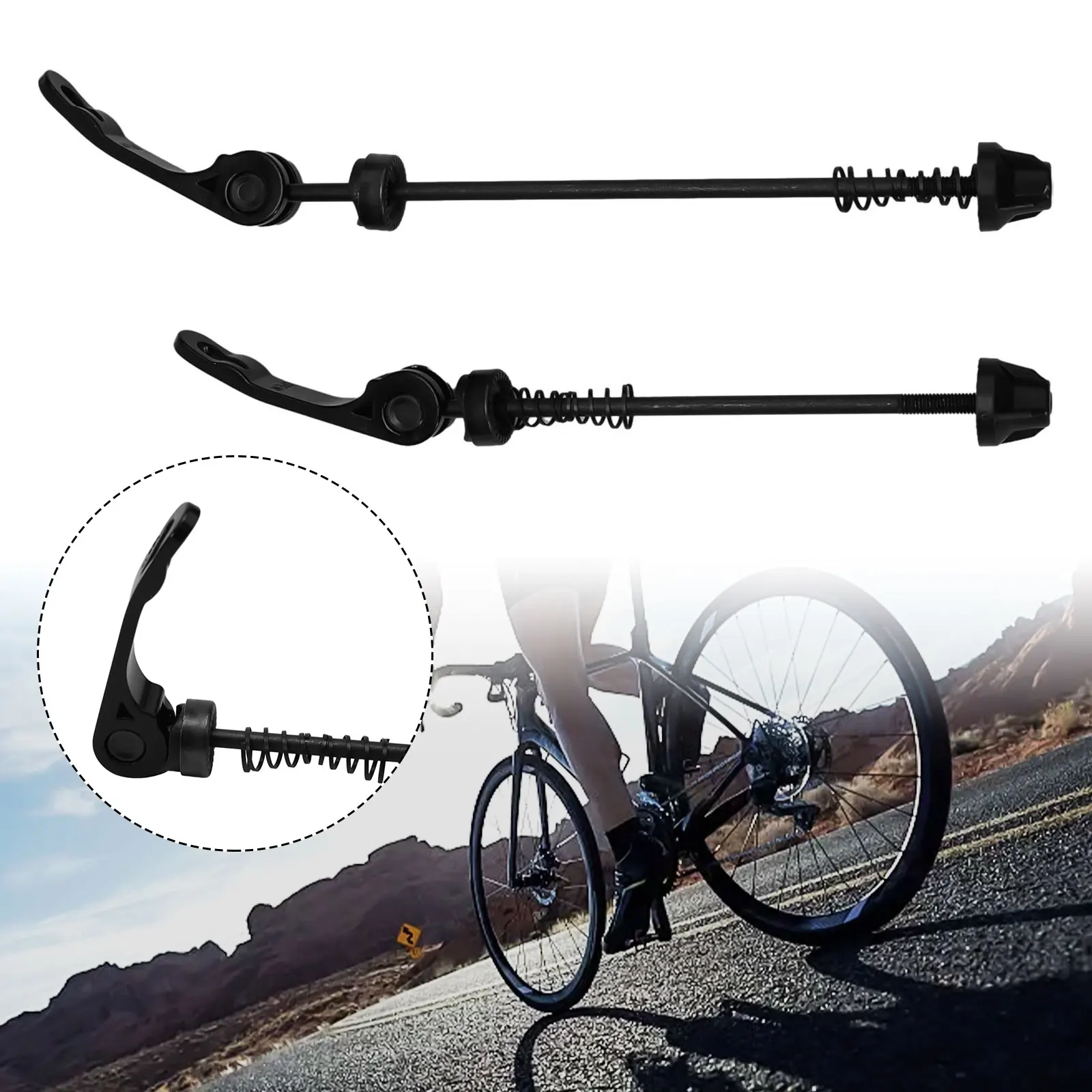 1Pair Quick Release Skewer For Mountain Bike Road Bike Bicycle Quick Release Lever MTB Bicycle Wheel Front And Rear Tires