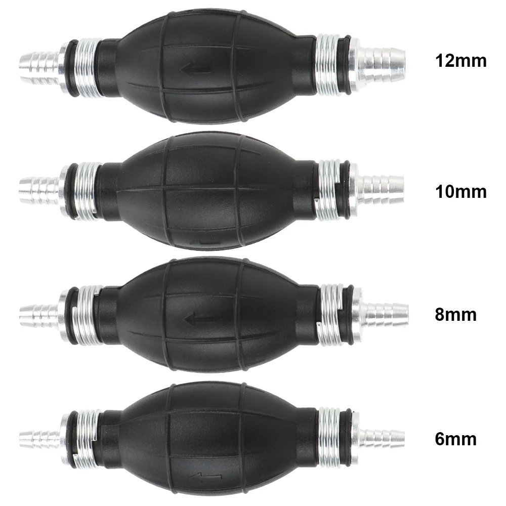 

Ручной топливный насос, резиновый Алюминиевый Топливный насос для всех видов топлива, подходит для автомобилей, лодок, подвесных линий, Праймер, лампа 6 мм, 8 мм, 10 мм, 12 мм, топливный насос