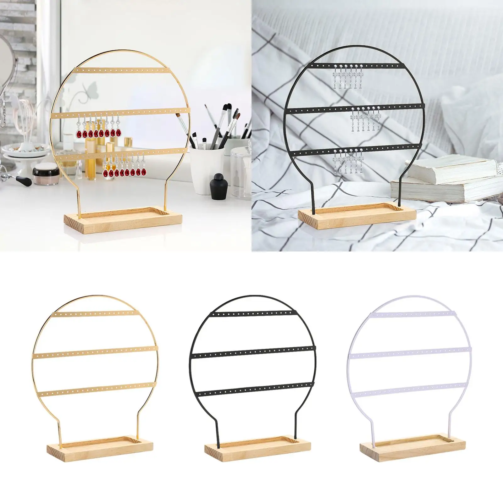 

Earring Holder Stand Ear Stud Holder for Hanging Earrings Girls Selling