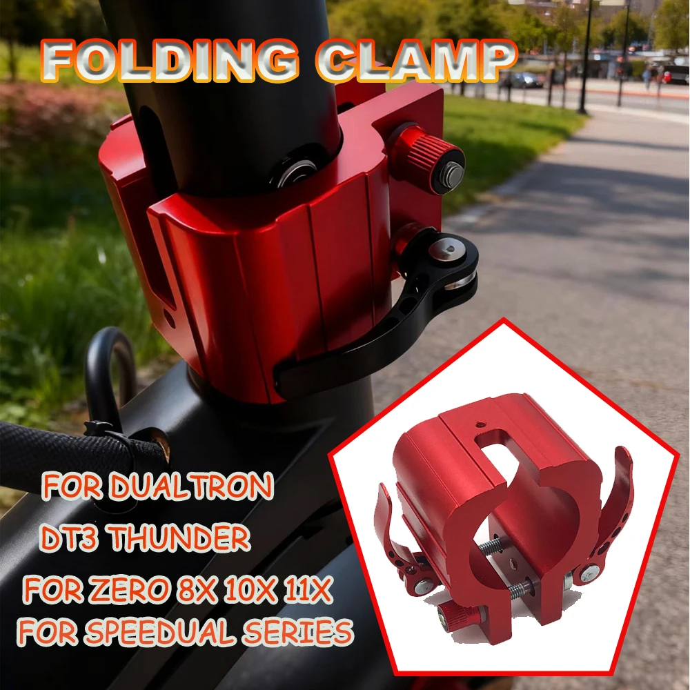 

Upgraded Folding Clamp for Dualtron DT3 Thunder ZERO 8X 10X 11X SPEEDUAL Series Electric Scooter Rugged Lock of Vertical Stem