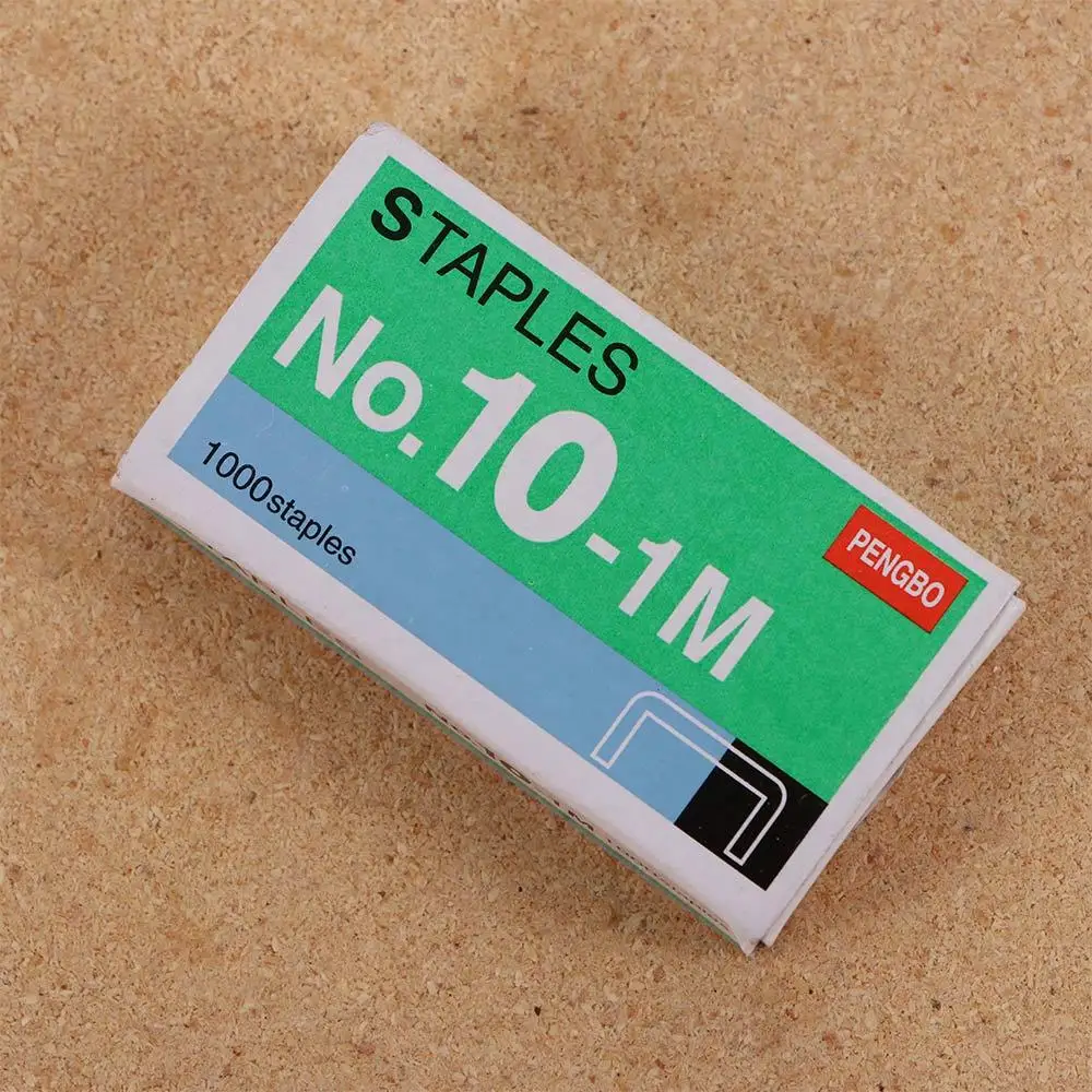 

Supplies Stapling Machines For Stapler Anti-rust Stationary 1000Pcs/Box Staples Metal Staples Mini Staple No.10 Binding Stapler