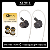 KEFINE Klean 10mm DLC Diaphragm Dynamic Driver Hifi Wired IEM Earphones with Metal Housing & Detachable 0.78mm 2pin 3.5mm Cable