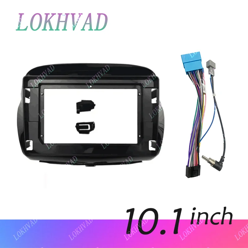 For HONDA Edix FRV 2004-2009 10.1 Inch Car DVD Stereo Radio Fascia Dash Panel Head Unit Navigation Fascia Casing Frame