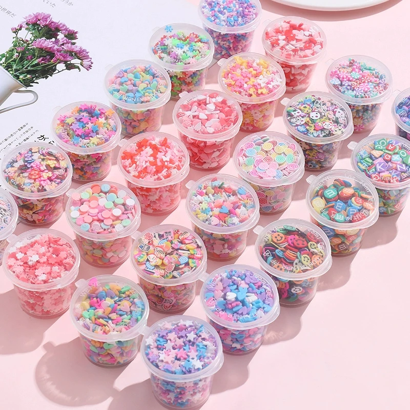 Canned DIY cream glue phone case handmade material wrapped sugar granules love heart flower resin soft ceramic gadgets