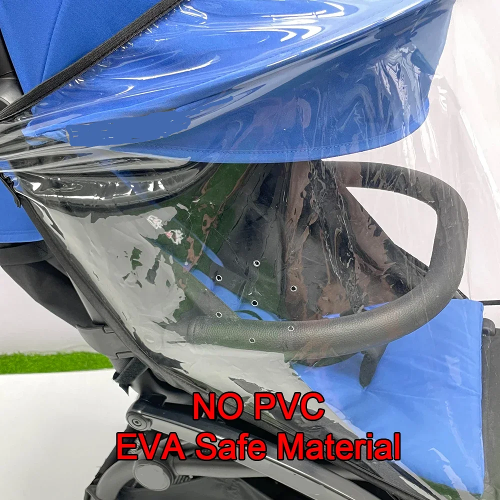 Momtan ®   Akcesoria do wózków dziecięcych kompatybilne z Babyzen YOYO2 YOYO 3, zderzak do wózka i deska pod stopę 15 cm oraz osłona przeciwdeszczowa do YOYO