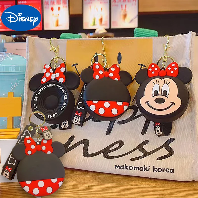 

Disney Mickey Coin Purse Anime Women Silica Gel Mini Wallet Portable Handbag Backpack Pendant Keychain Money Bag Headphone Bags