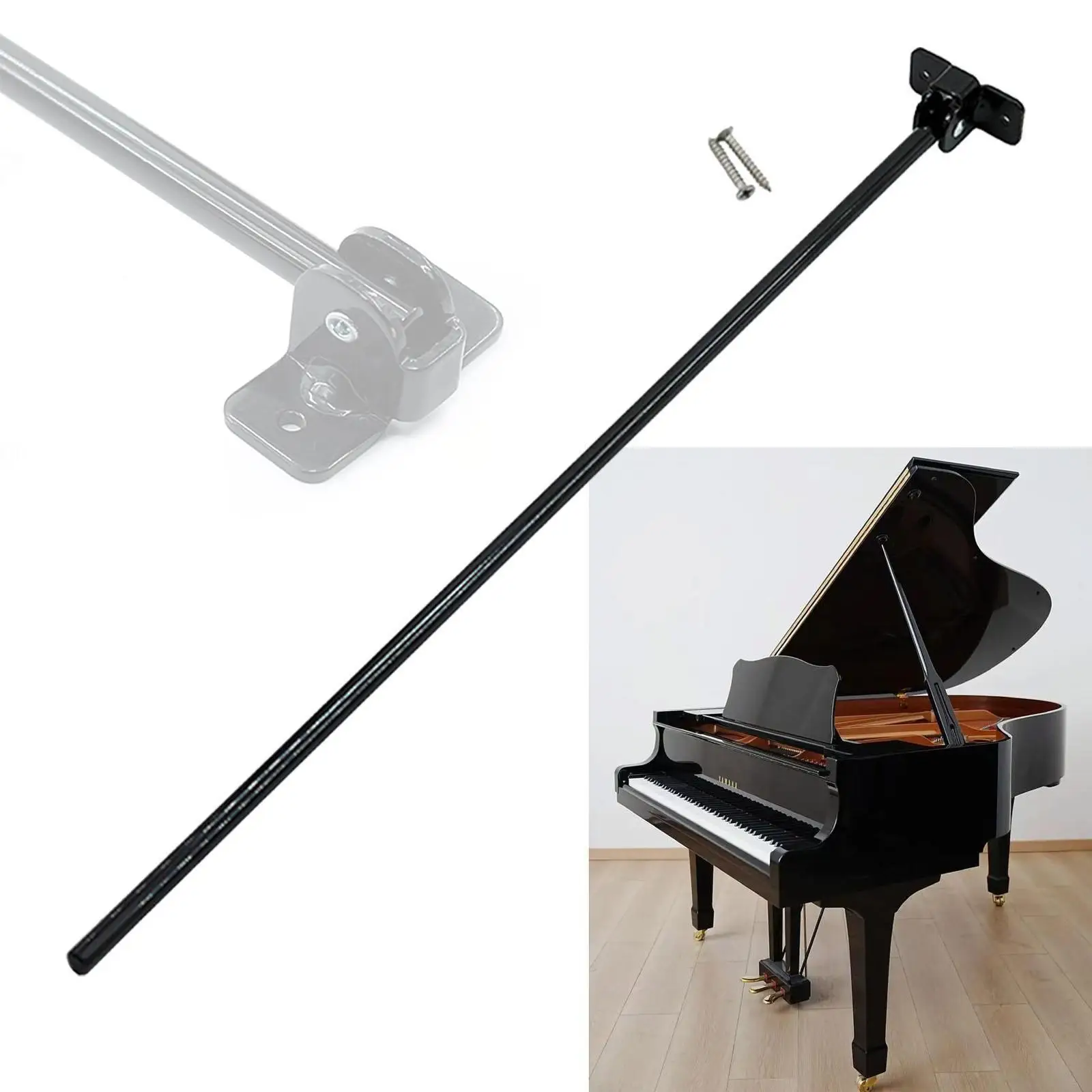 Piano Support Stick Grand Piano Diagonal Repair Spare Part Metal Tuning Accessory for Professional Maintenance and Stability