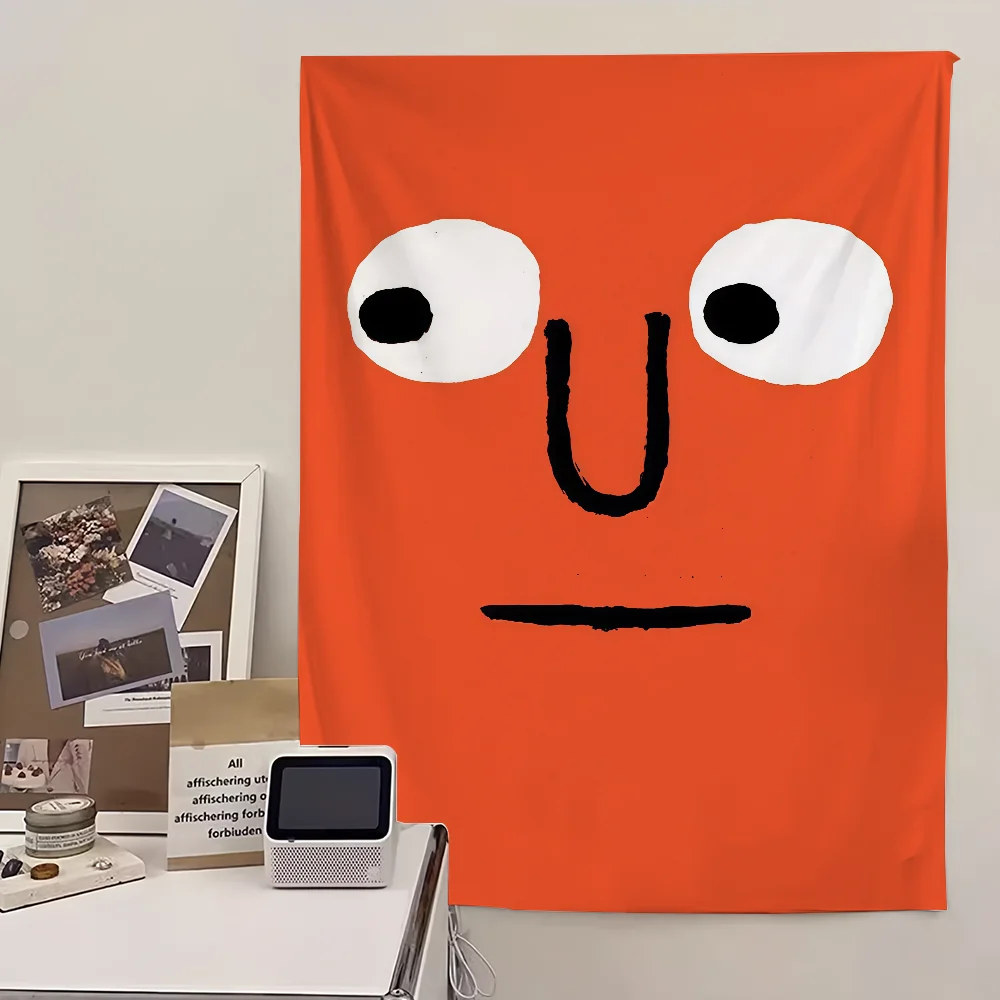 الفن الجمالي J-Jean J-Jullien العلم لغرفة المعيشة المنزل النوم فن الديكور المنزل حفلة نزهة ديكور راية #4