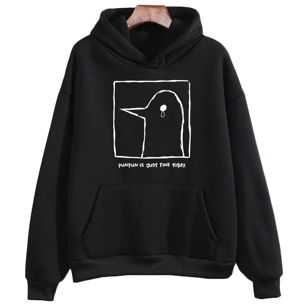 Oyasumi Punpun Duck Aesthetic Hoodie Fashion Kawaii/Cute Cartoon Girl Long Sleeve Sweatshirt Women/men Fleece Autumn/Winter Full