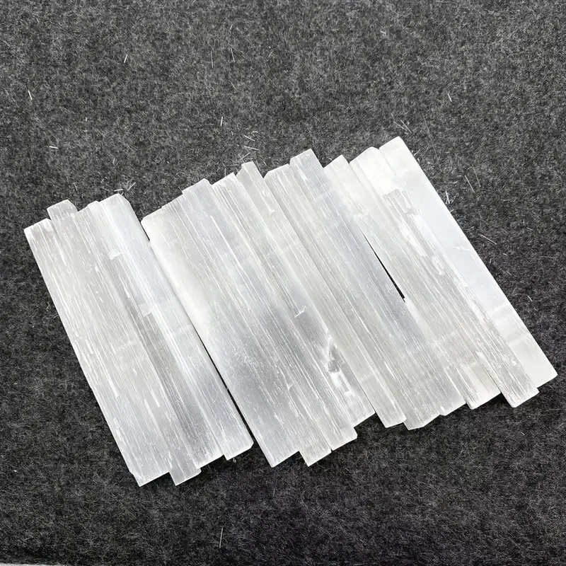 Natural Crystals Raw Selenite Crystal Stick Healing Quartz Selenite Wand