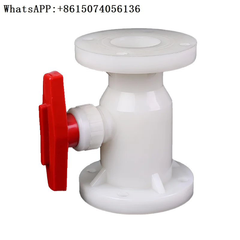 

Size PVDF flange ball valve soft seal quick installation water pipe valve water pipe switch 1 inch dn50 100