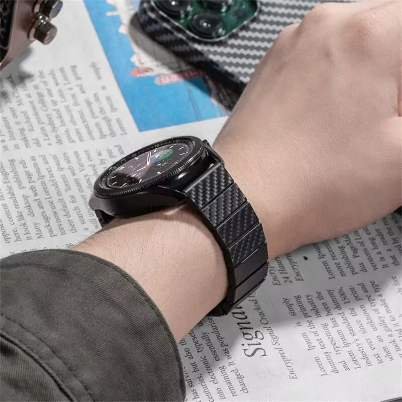 Kohlefaser-Armband mit Faltschließe für Google Pixel Watch1/2/3 41 mm 45 mm Sportarmband
