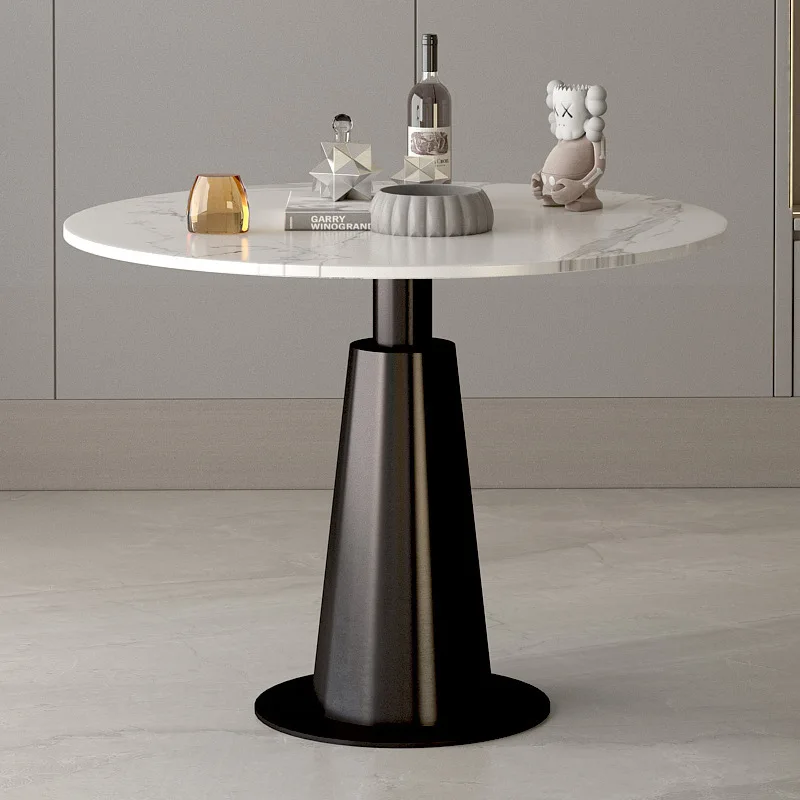 Simple and casual reception, negotiating table, small apartment, lounge area, small balcony