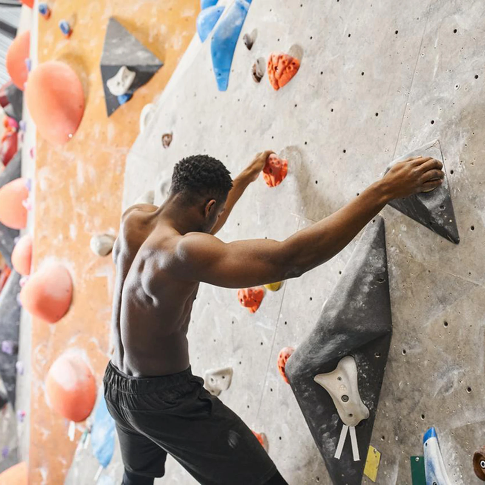 Anti-Slip Rock Climbing Holds Sturdy for Home Wall Gym Kids Adults Training Grip ABS Climbing Holds Durable Accessories