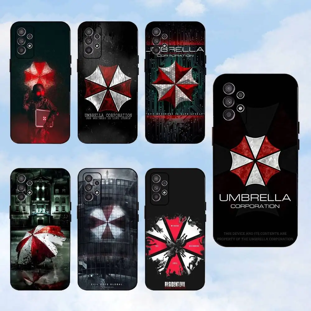 

Umbrella Company Biochemistry Phone Case For Samsung S25,S24,S23,S22,S21,S20,S10,Ultra,Plus,Lite,FE,Soft Silicone Black Cover