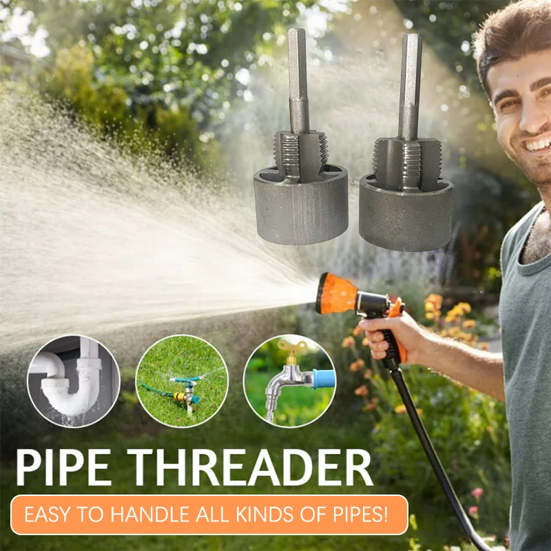 1PC per attività idrauliche Strumento per maschiare i tubi Soluzione per fustelle interne ed esterne per impianti idraulici fai-da-te