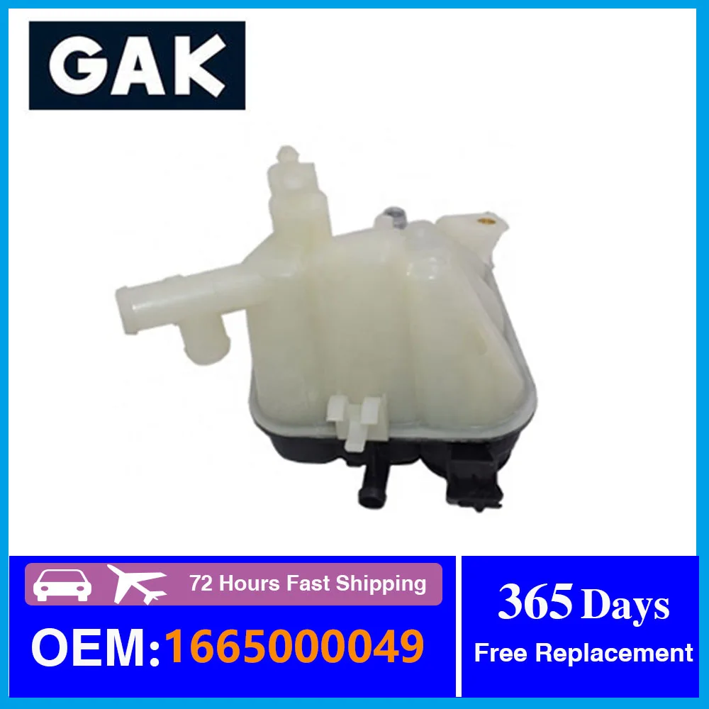 GAK Brand 1665000049 A1665000049 Coolant Reservoir Radiator Expansion Tank For Mercedes Benz W166 ML300 ML400 ML350 W292 GLE350