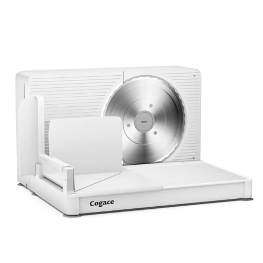 

Foldable Electric Food Slicer with 6.7 Stainless Steel Blade 0-20mm Adjustable Thickness Child Lock Protection Ideal for Meat B