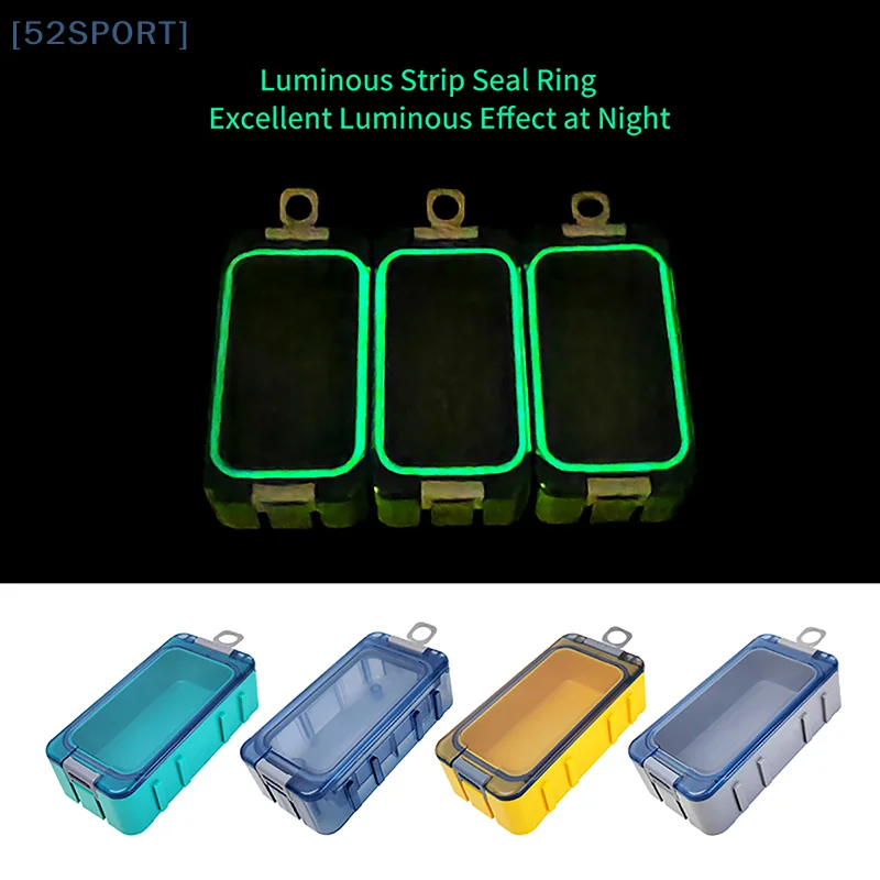 New 3 Pcs/1 Pc Luminous Fishing Boxes Mini Plastic Storage Box Fishing Hook Organizer Box Bait Container Carp Tool Case