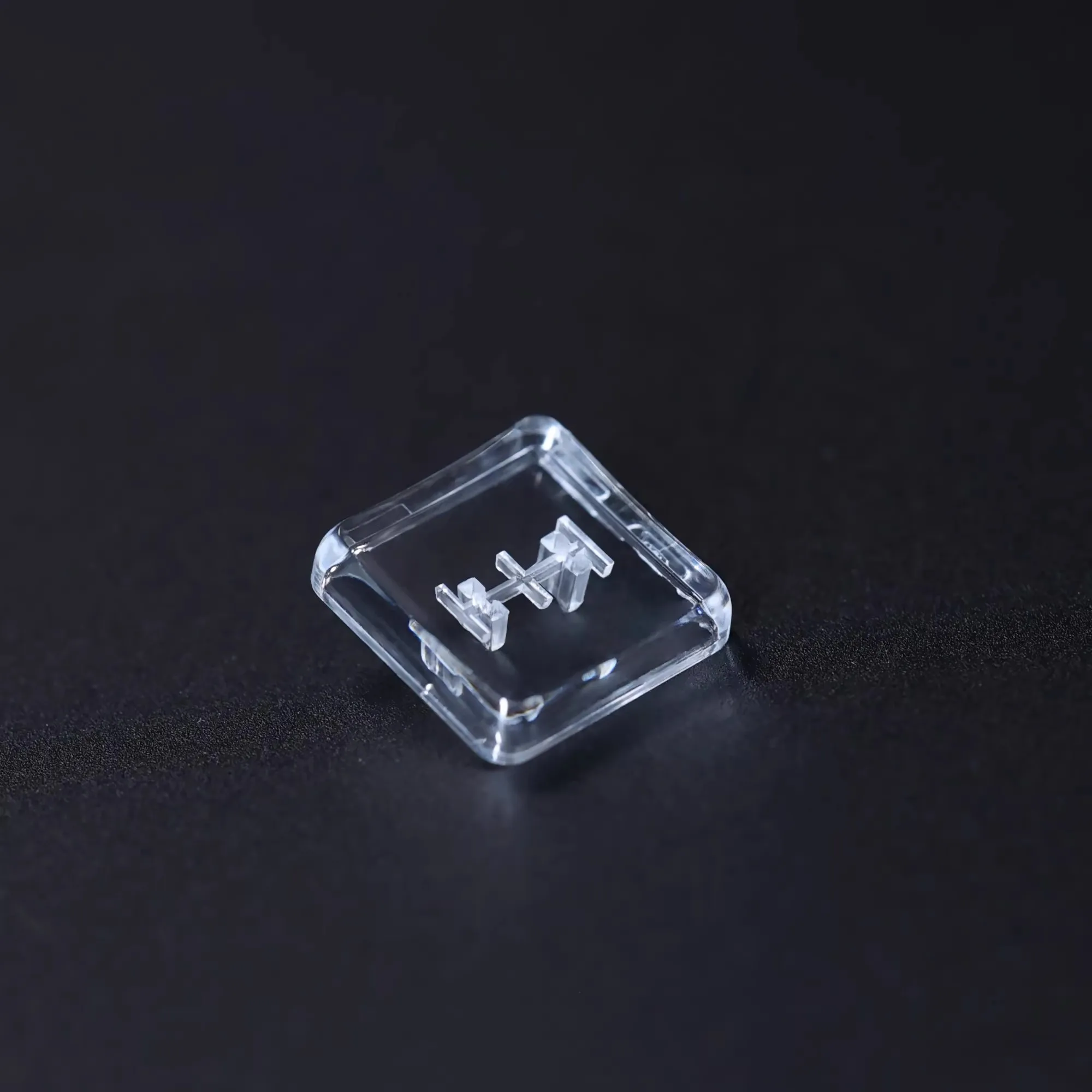 10pcs/set CHOSFOX Low Profile Keycaps For Chocolate Ultra-thin Switch CHOC V1 Switches PBT PC Transparent Key Caps
