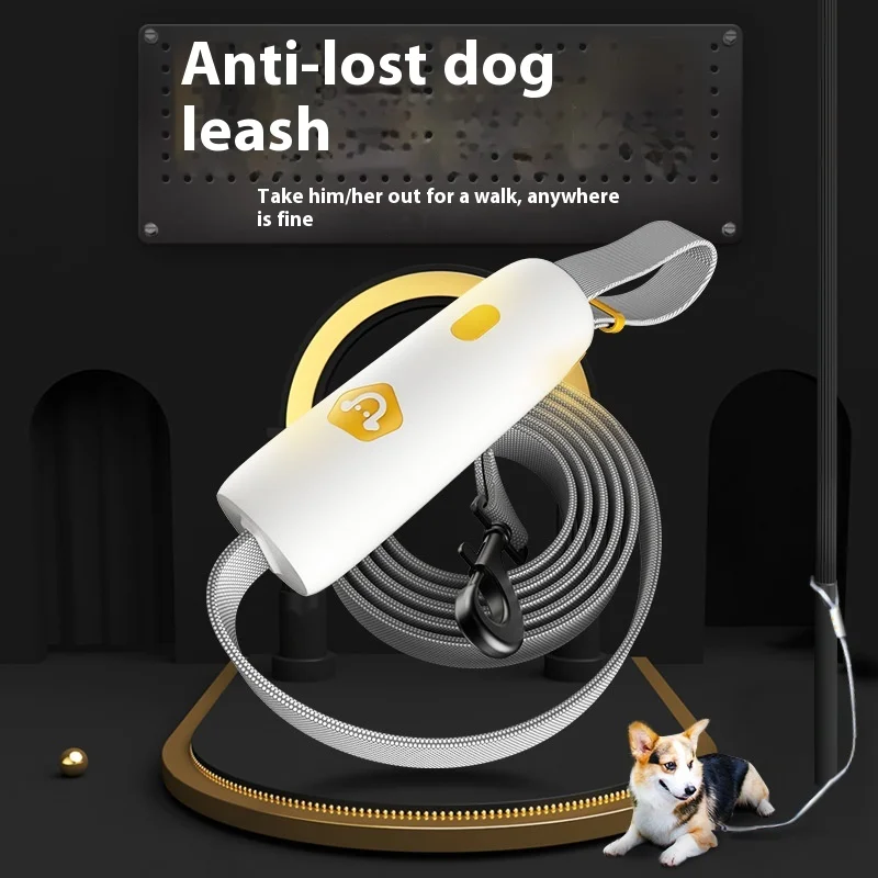 

1/2/3 PCS Pet Products Explosion-proof Black and White Leash Nylon Reflective Walking Dog Leash Medium and Small Dog Chain