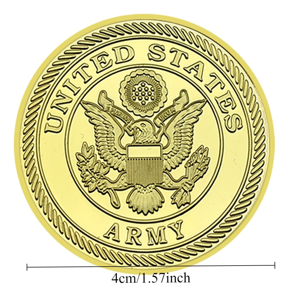 US Army 1st Cavalry Division Commemorative Challenge Coin First Team Military Collectible Souvenir Coin