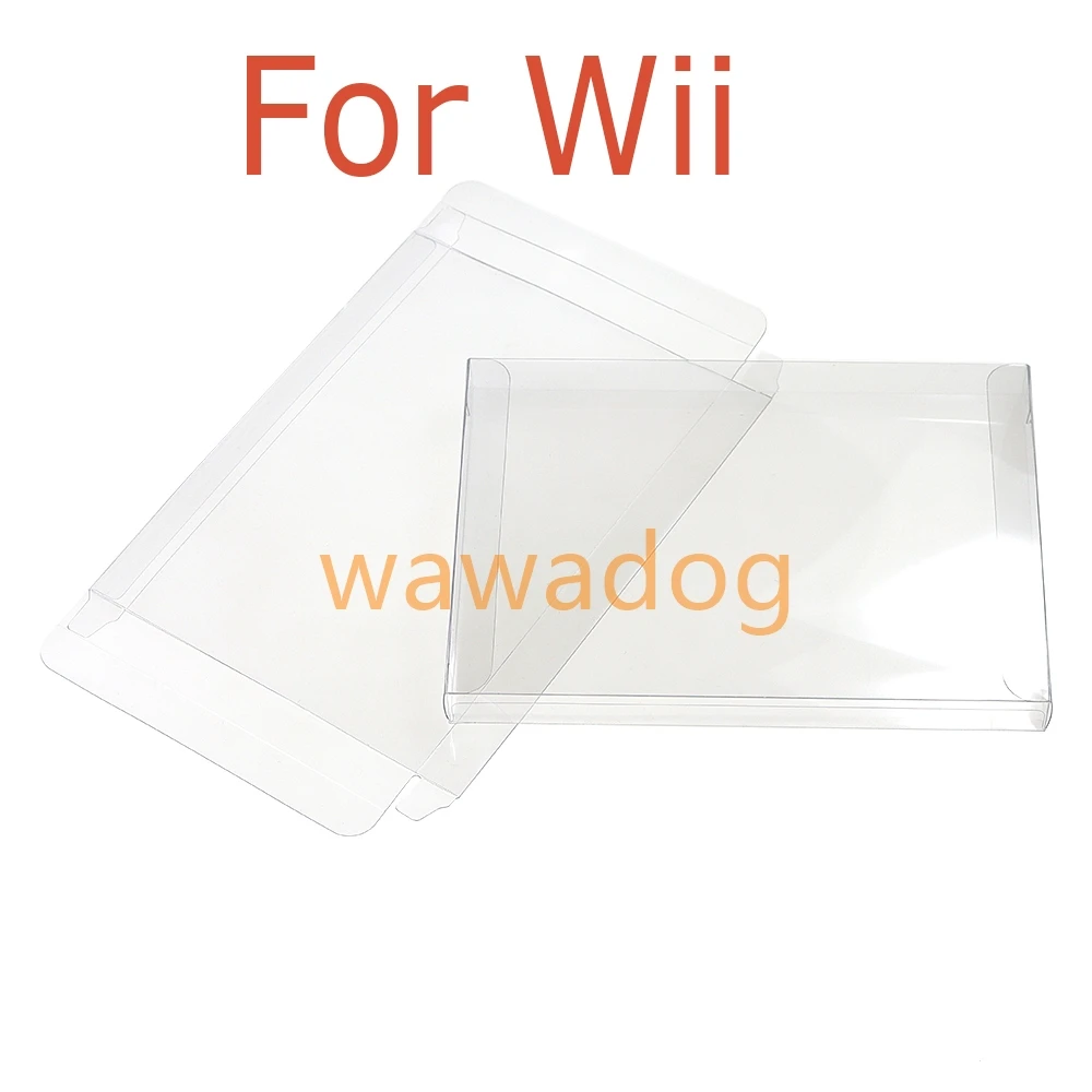 30 stuks PET-beschermdoos voor Wii Game Storage Collection Display Box