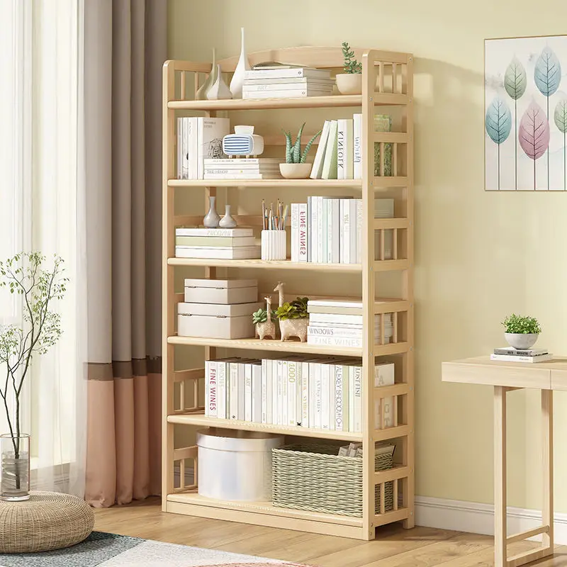 

ei-wood student bookshelf multi-layer space saving simple bookcase storage household estantes prateleiras living room furniture-