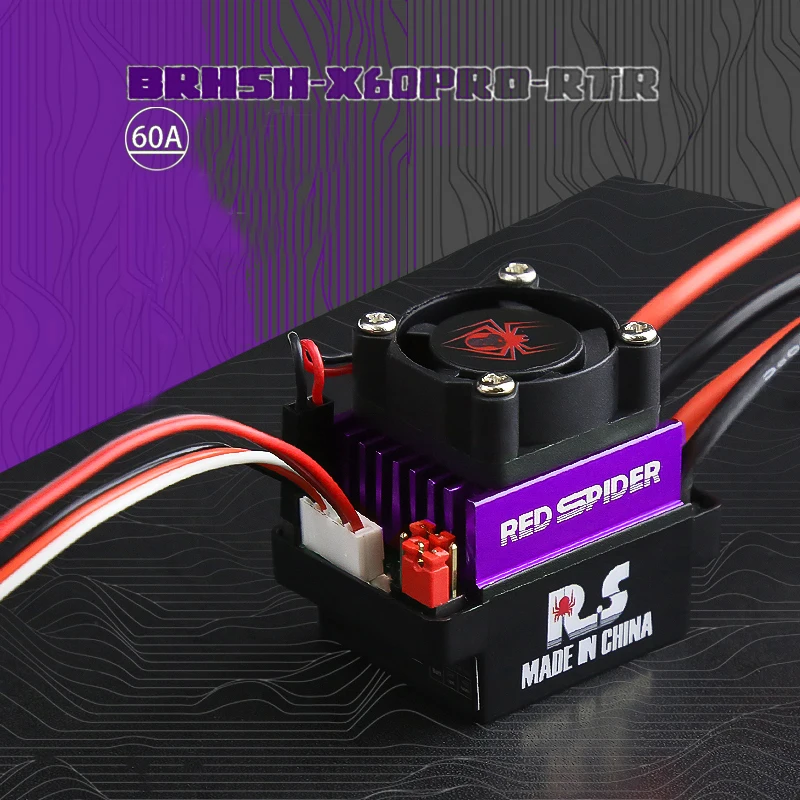 RC Hobby 320A ESC Brushed Motor Speed Controller with 2A BEC High Voltage 6-12V Brush ESC For RC Ship & RC Car