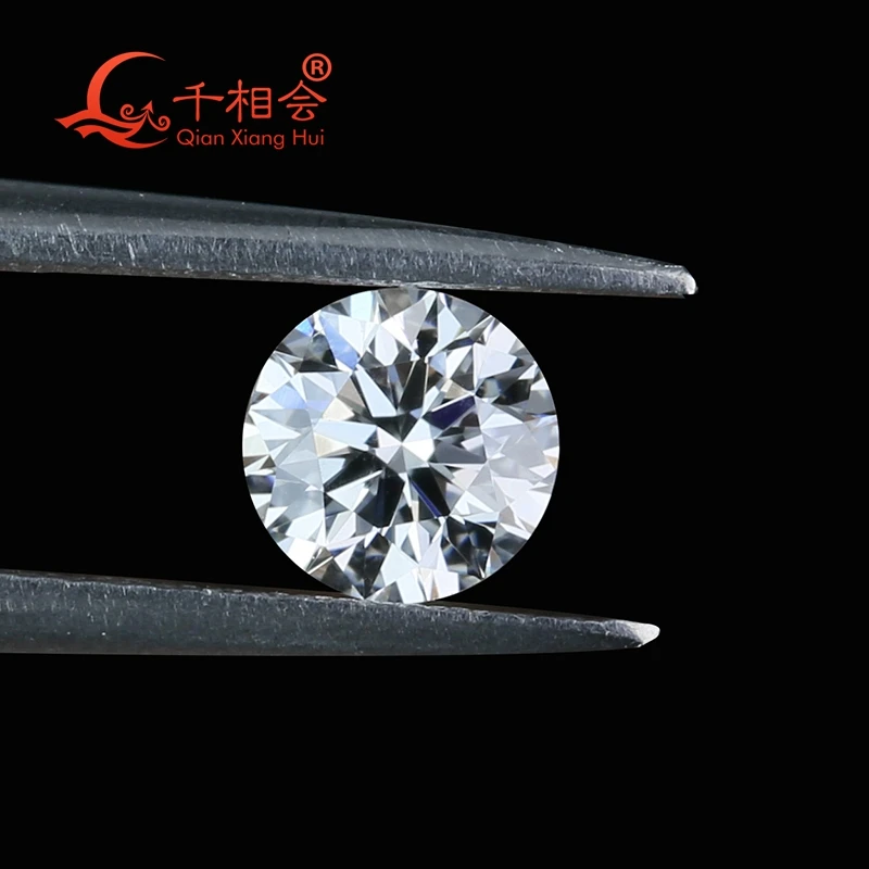 

0.1-0.5ct 3mm-5mm D VS1 or FG VS-SI white clarity round shape HPHT lab created artificial diamond loose stone jewelry making