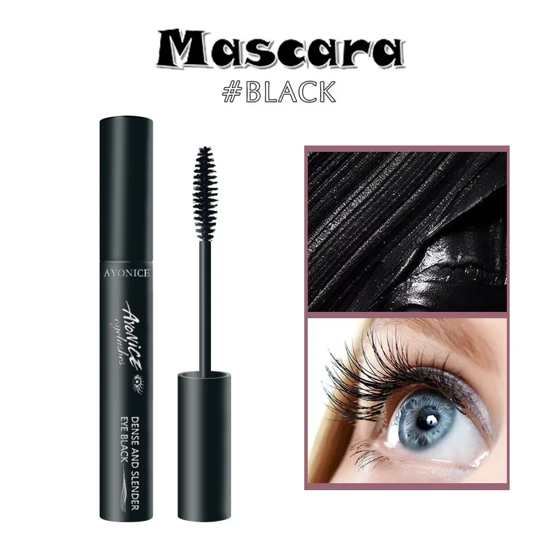 3D Fiber Lashes Thick Lengthening Mascara Long Black Lash Eyelash Extension Eye Lashes Brush Makeup Pro Eye-Cosmetics