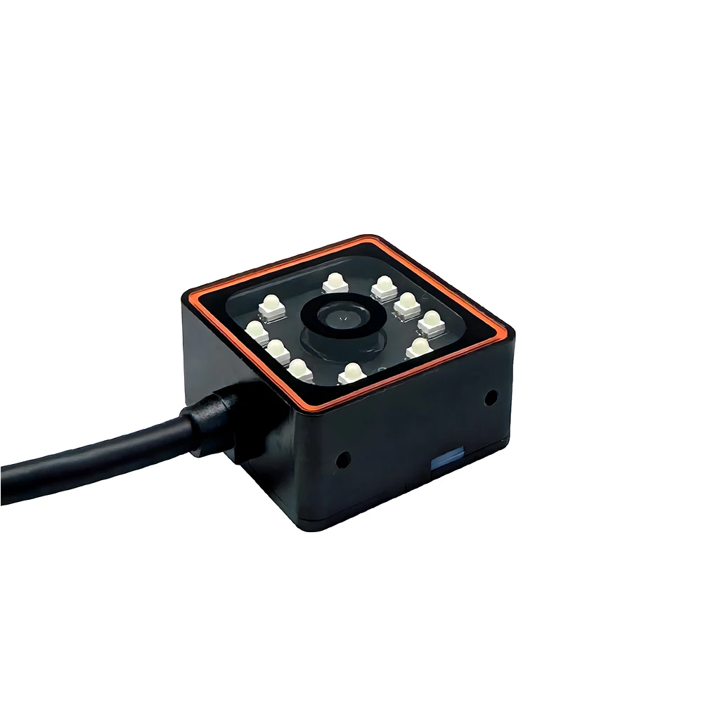 High-Performance RK360 Industrial Barcode Scanner with USB RS232 Port 1.3M High-Speed Reading Sensor for Industry Automation
