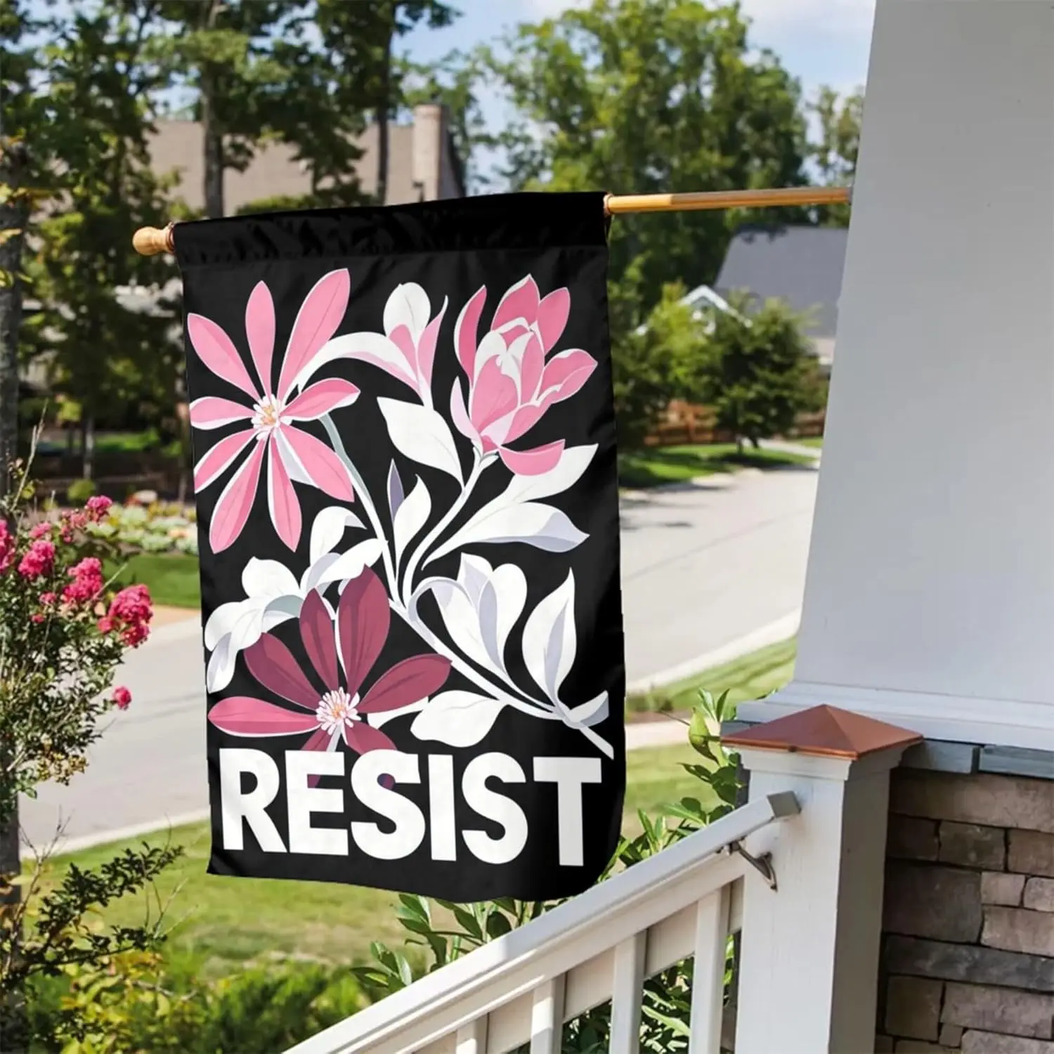 Resist Feminism Durable Double-Sided Printed Garden Flag MME UUV EEU SSL