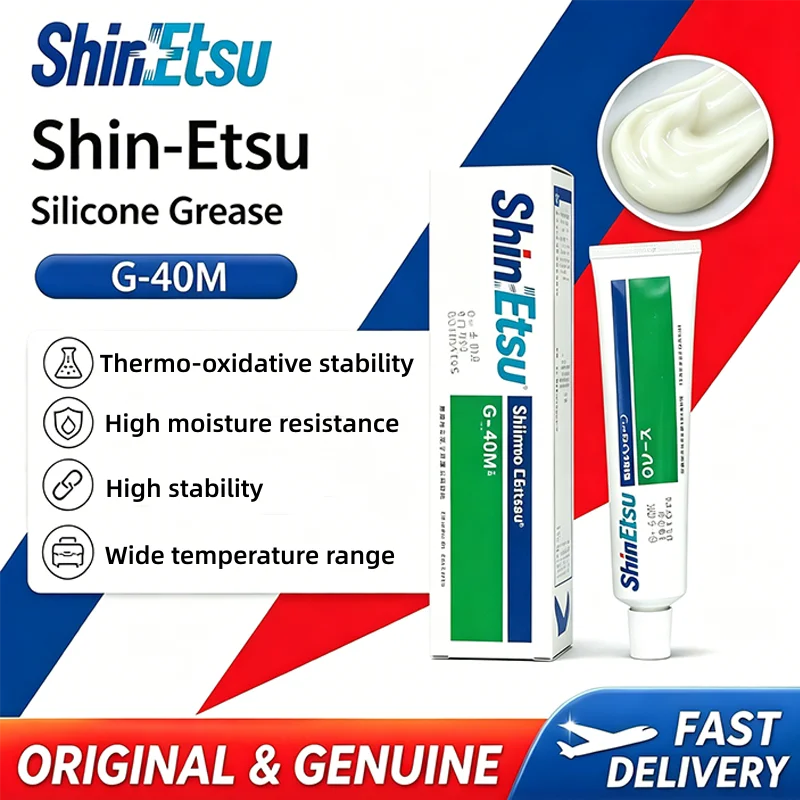 ShinEtsu G-40M 100% Genuine Silicone Grease High Temperature 200℃ Lubricant with High