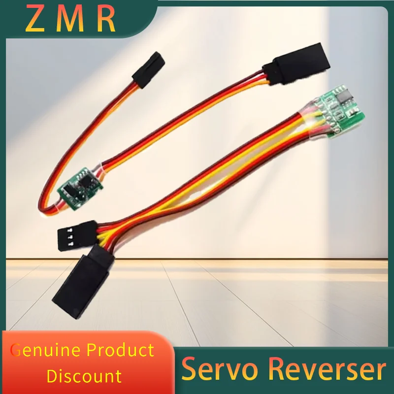 Servo inversor Universal de señal 4-6V/3,6 V-24V, marcha atrás de engranaje de dirección de bajo/alto voltaje para RC Servo avión cola en V