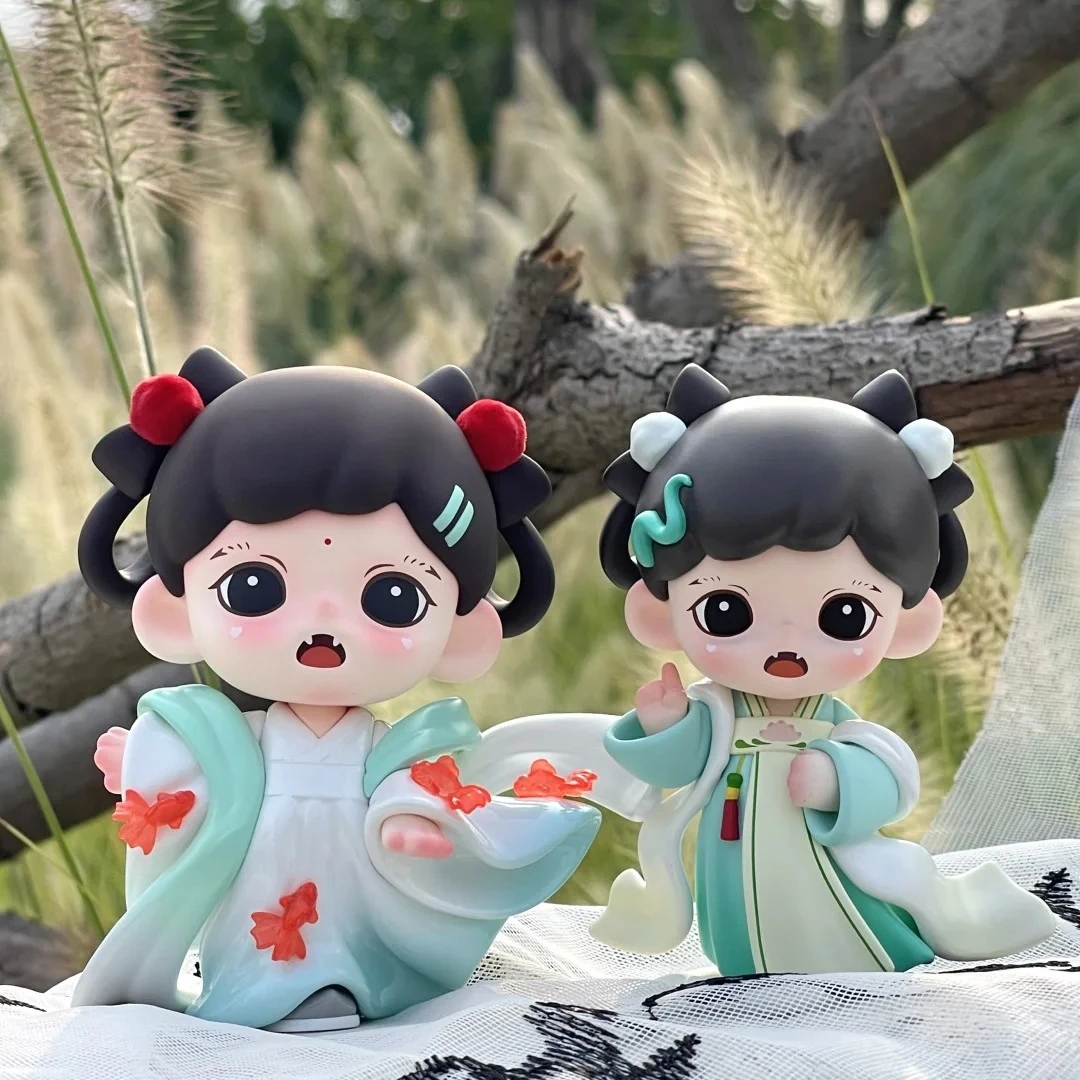 ZORAA 3rd LINGLONG FU Blind Box Mystery box Kawaii Anime Pop Leuke Mystery Box Beeldje Verrassingscadeau voor Meisje Kinderen Verjaardag Speelgoed