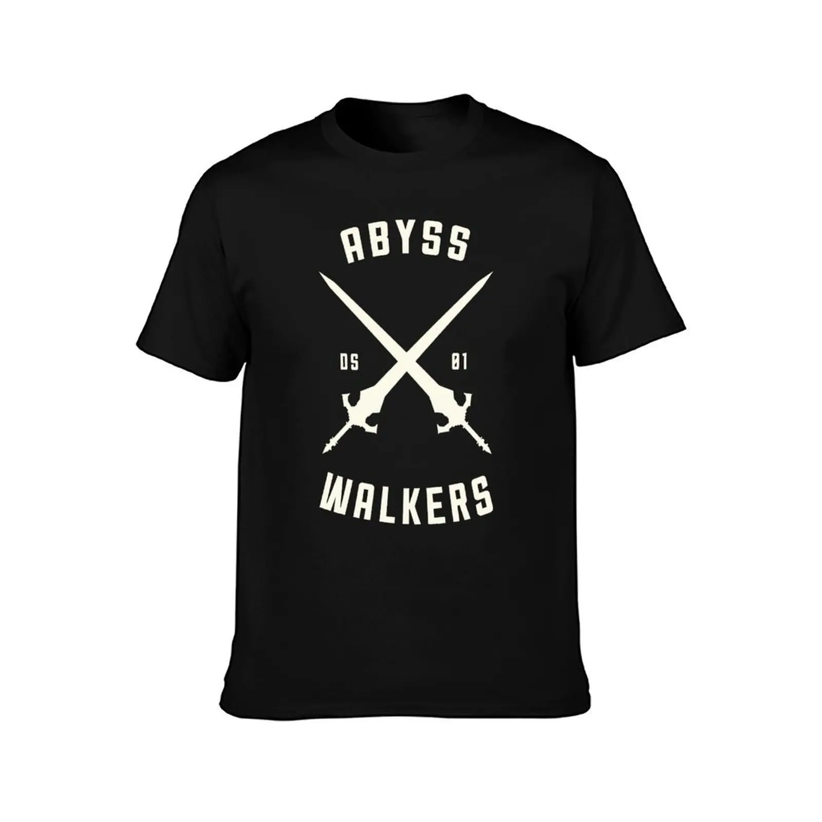 ABYSS WALKER T-Shirt cotton man t-shirts oversize t-shirts man korean fashion mens shirts graphic tee