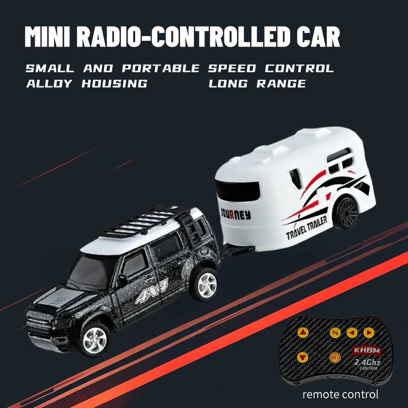 Neues RC-Auto, MINI-Legierung, 1/64 ferngesteuertes Auto, bequem zu tragen, 60 Minuten Arbeitszeit, Kindergeschenke, elektronisches Spielzeug