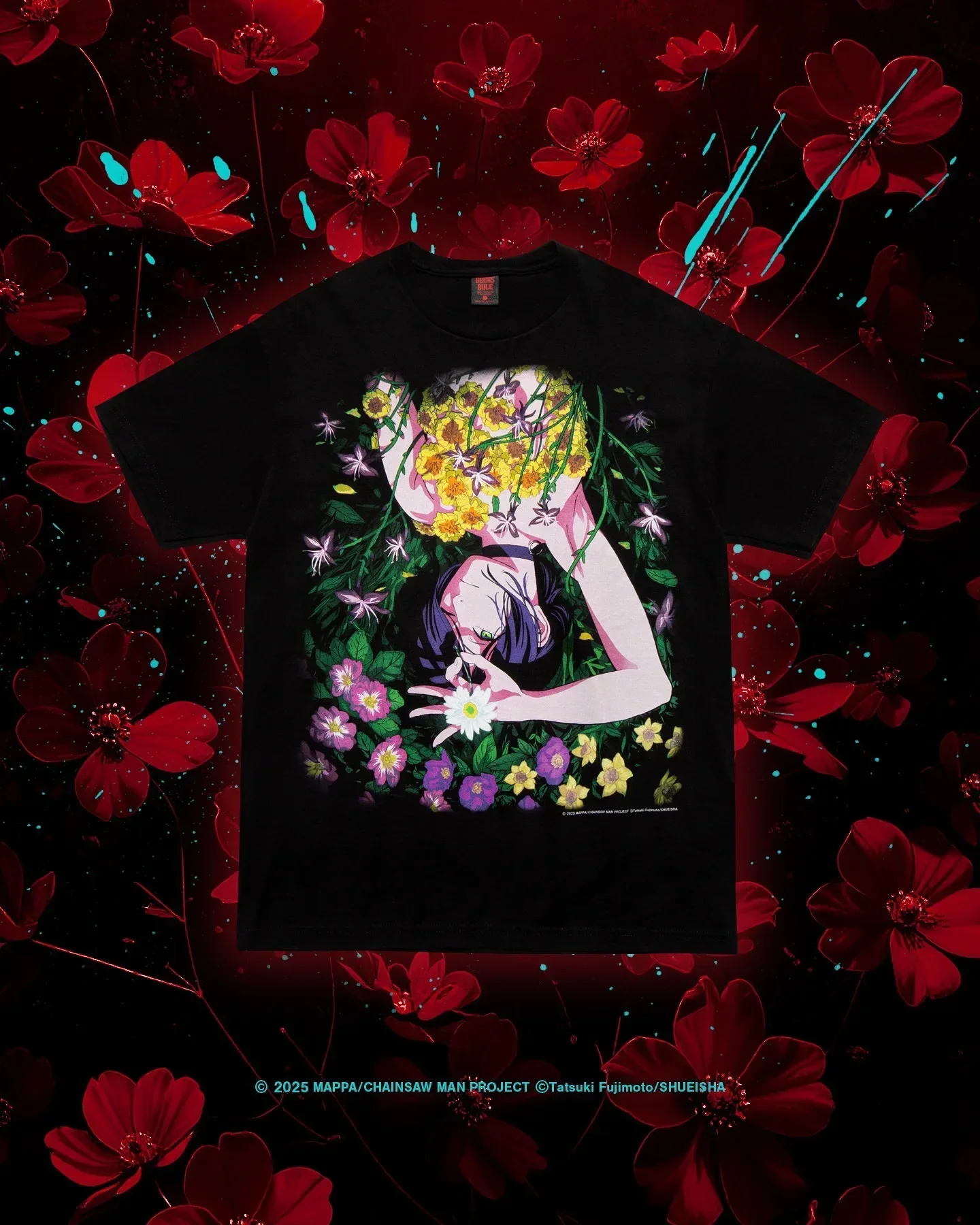 تي شيرت Y2k harajuku reze جرافيك تي شيرت أنيمي كبير الحجم جميع ملابس الشارع القطنية بالمنشار رجل قصير الأكمام تي شيرت قوطي ملابس الرجال