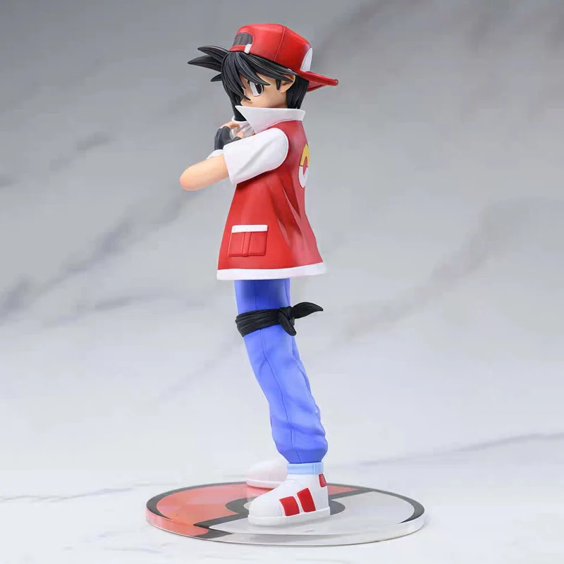 9 см Pokemen Red THE ORIGIN Аниме Фигурка Ash Ketchum Фигурки Коллекция ПВХ Статуя Коллекция Модель Настольный Декор Игрушки Подарок