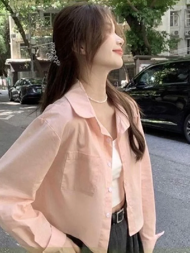 2025 Short Sleeveless Shirt Women's Summer Small Size Versatile Loose Casual Long Sleeve Top UV Protection Open Cardigan...