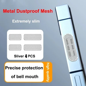 Untuk Sihir Merah 8s Pro 9 10 Plus Ponsel Stiker Jaring Tahan Debu RedMagic 7 7s 8Pro Lubang Speaker Lubang Suara Anti Debu Jaring Logam Debu 8 penjualan terbaik redmagic 7 pro - №