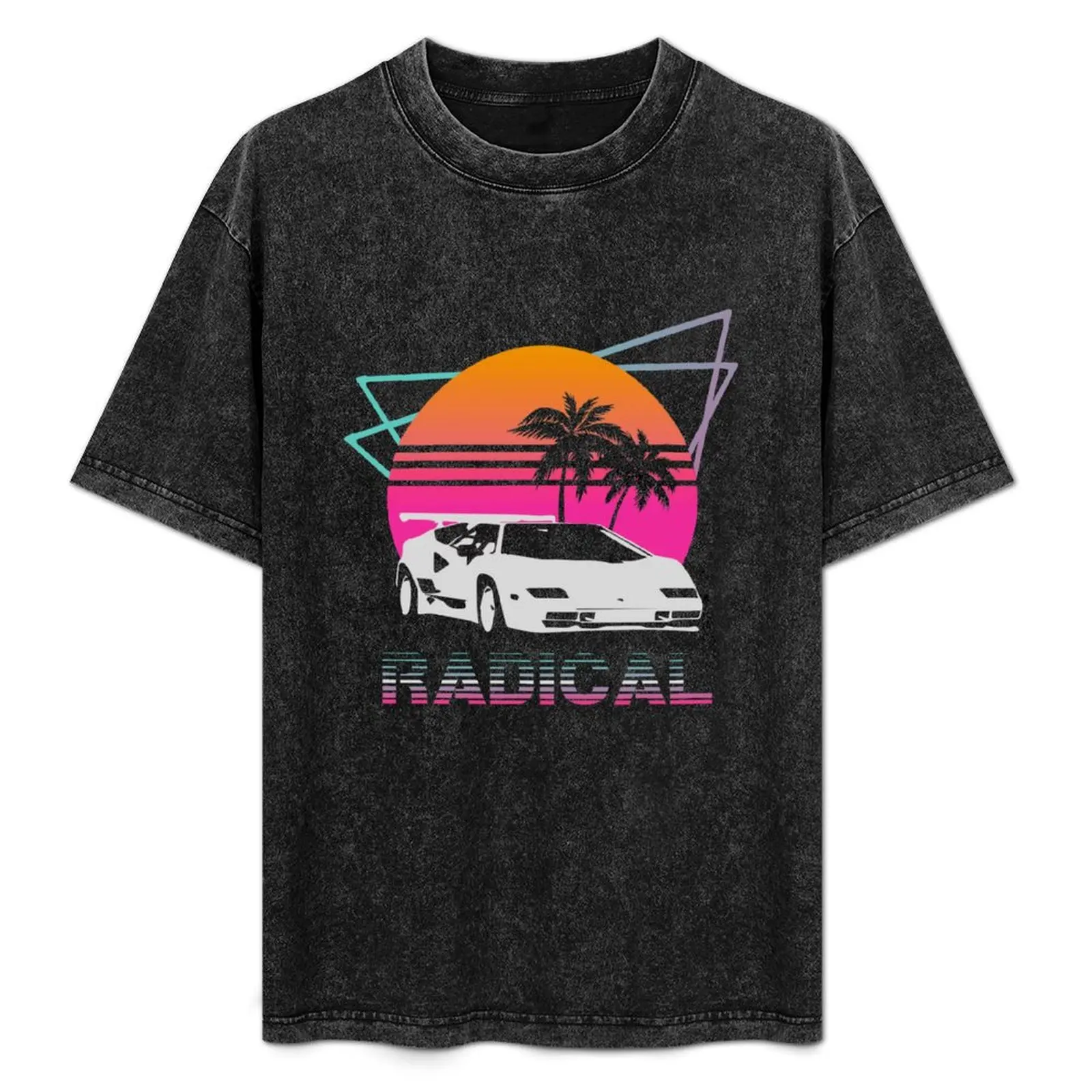 

Radical 1980's Countach Retrowave T-Shirt Anti-Perspiration Workout Top