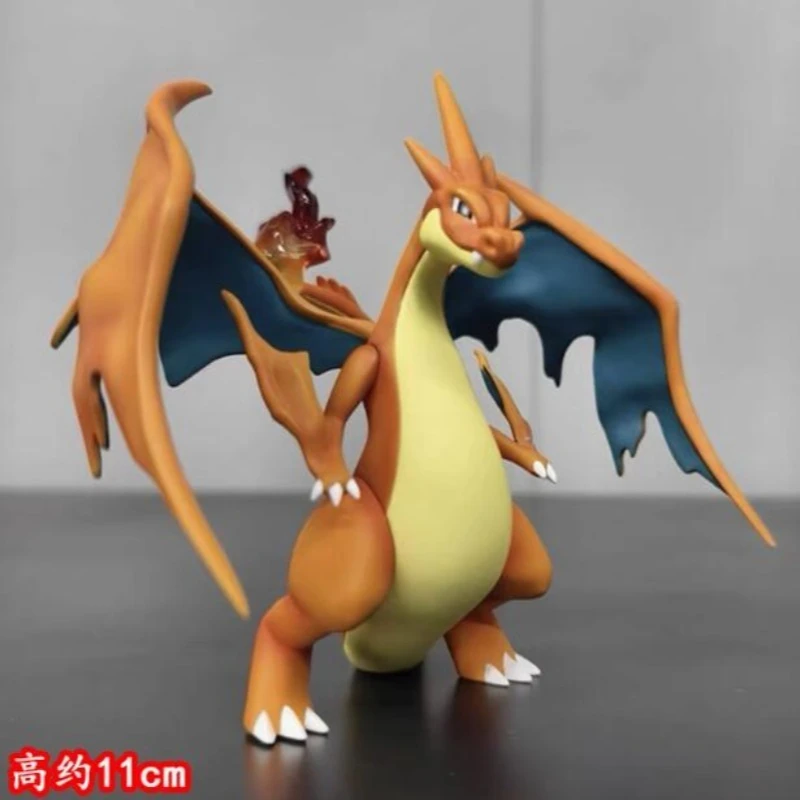 

New 17cm Anime Figure Charizard Figures Dracaufeu Glurak Figurine Collect Ornament Custom Toys Gifts Room Decor Model Toys Gifts
