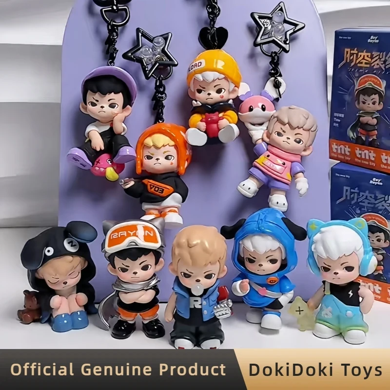 

Genuine Tnt Rayan Time Rift Mini Series Blind Box Cool Figure Mystery Box Trendy Toy Rayan Keychain Desktop Ornament Toys Gift