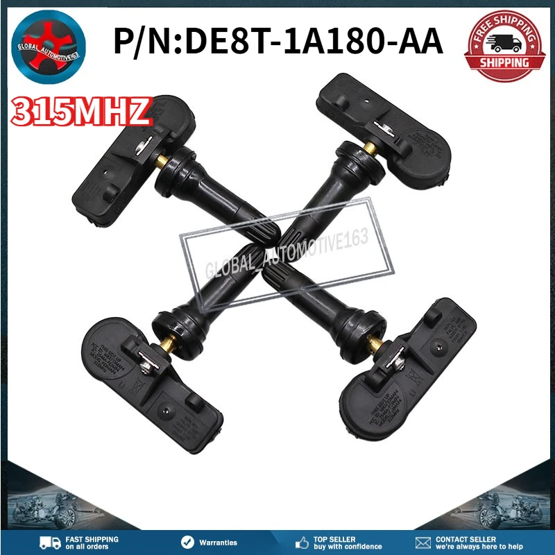 

Tire Pressure Monitor Sensor 315MHZ DE8T-1A180-AA For Ford Edge Escape E-Series Fiesta Fusion Mustang Transit Connect